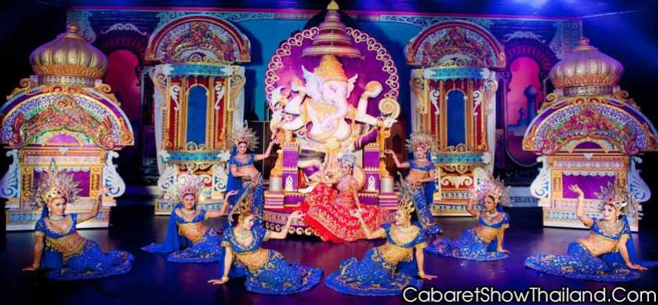 Aphrodite Cabaret Show Phuket, Beautiful Hindu culture show with dance