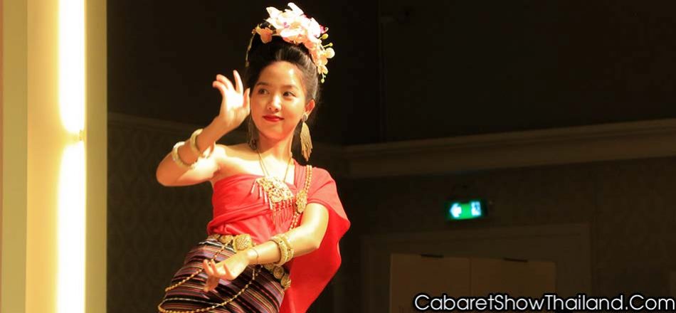 Charming girl Thai dance at Calypso Thai Restaurant Dinner & Thai Classical Dance Show Bangkok