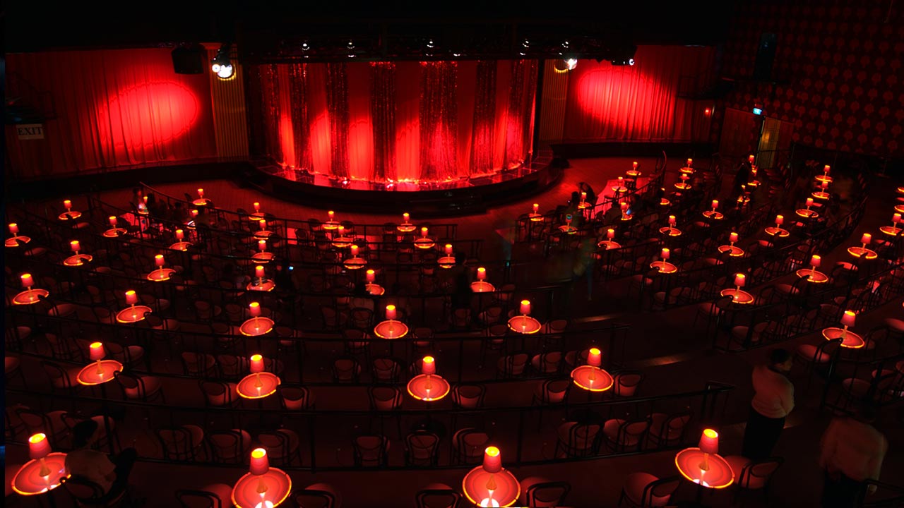 Calypso Cabaret Show Bangkok Hosting Memorable Moments by Calypso Bangkok Theater Perfect Venue for Memorable Occasion Theater Hall Old-Parisian style theater, with red-black decor Calypso Theater Plan Restaurant Area Calypso Thai Restaurant, Thai-modern high ceiling with white-gold décor Restaurant Plan Calypso Theater location at Asiatique The Riverfront 