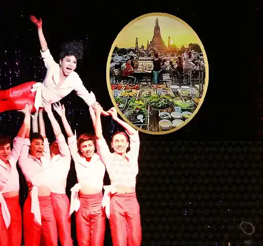 Combine a Chao Phraya dinner cruise with the Calypso Cabaret Show Bangkok. River views, buffet dinner & world-class cabaret. Prices & booking