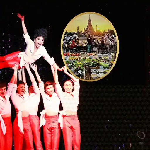 Combine a Chao Phraya dinner cruise with the Calypso Cabaret Show Bangkok. River views, buffet dinner & world-class cabaret. Prices & booking