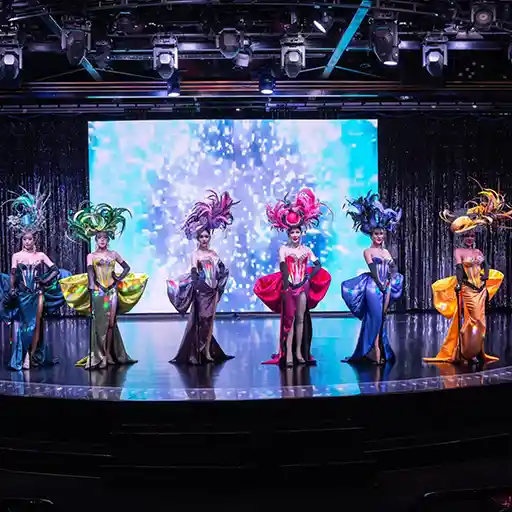 Thai dance dinner Bangkok with calypso show Asiatique