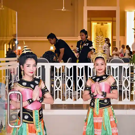 Thai dance dinner Bangkok with calypso show Asiatique