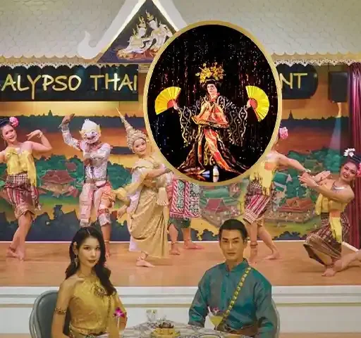 Thai Dance Dinner Bangkok with Calypso Show Asiatique : Enjoy a Thai dance dinner Bangkok with Calypso Show Asiatique. Thai cuisine, classical dance & a world-famous cabaret. Prices, showtimes & booking.
